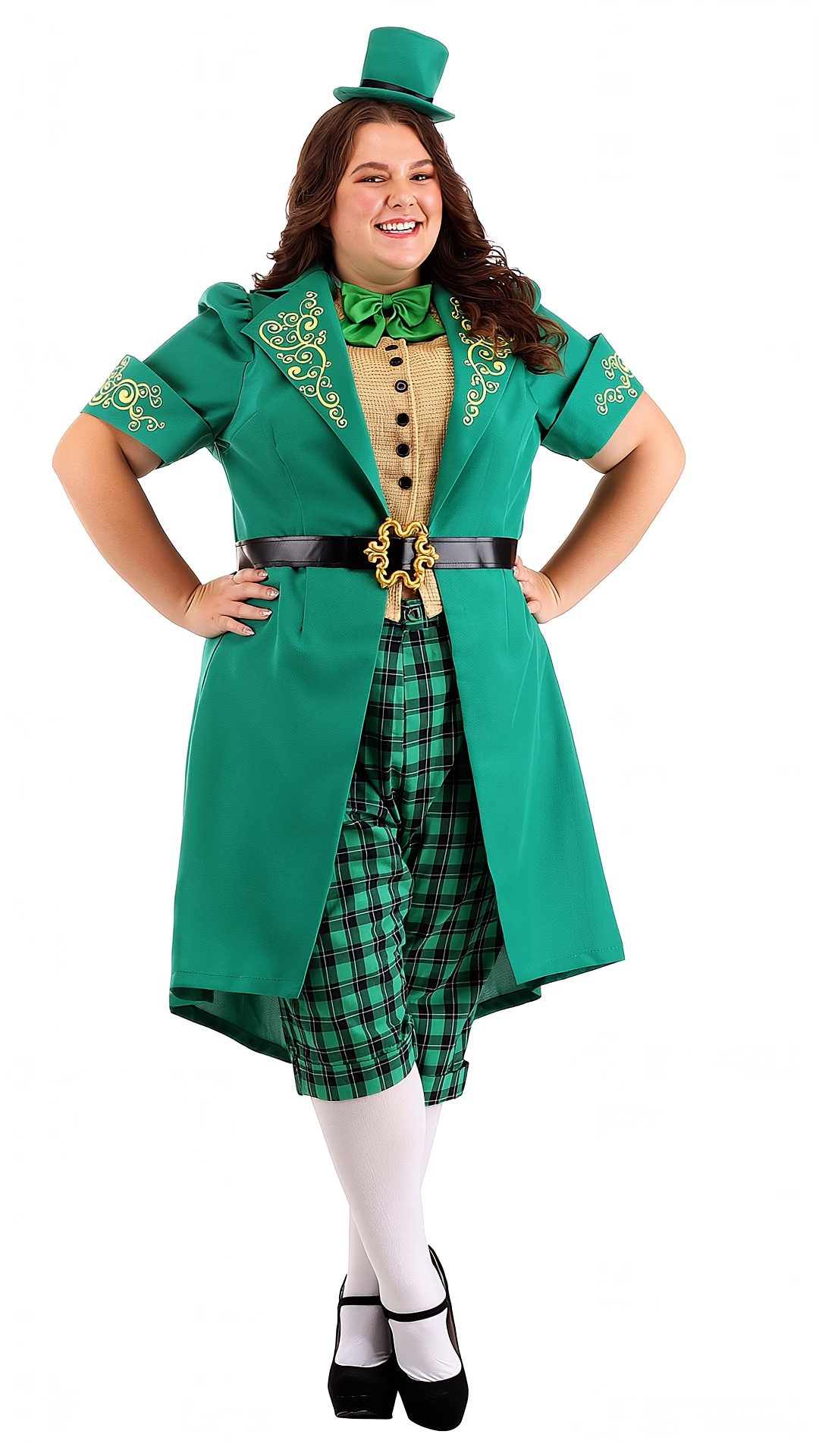 FUN3098PL Ai Women's Plus Charming Leprechaun Costume